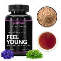 Justvedic Feel Young Drink Mix to help with Skin Glow, Hair Care & Premature Ageing