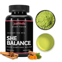 Justvedic PCOS Drink Mix - She Balance Drink Mix to Help with Irregular Periods & Hormone Balance