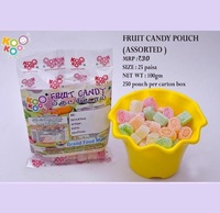 ASSORTED FRUIT CANDY POUCH
