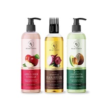 BEAUTYFYN Apple Cider Vinegar shampoo, Onion Black Seed hair Oil, & Coconut Avocado Oil 
