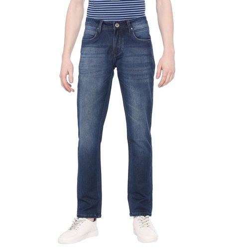 Integriti Ink Blue Slim Fit Solid Jeans For Men's Distributors ...