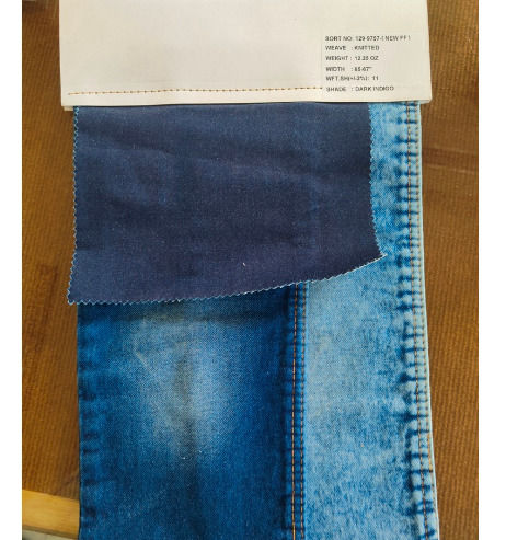 Plain Dark Blue Denim Fabric, For Jeans at Rs 150/meter in Bhilwara | ID:  2852051941488