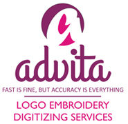 ADVITA LOGO EMBROIDERY DIGITIZING