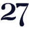 TWENTY SEVEN