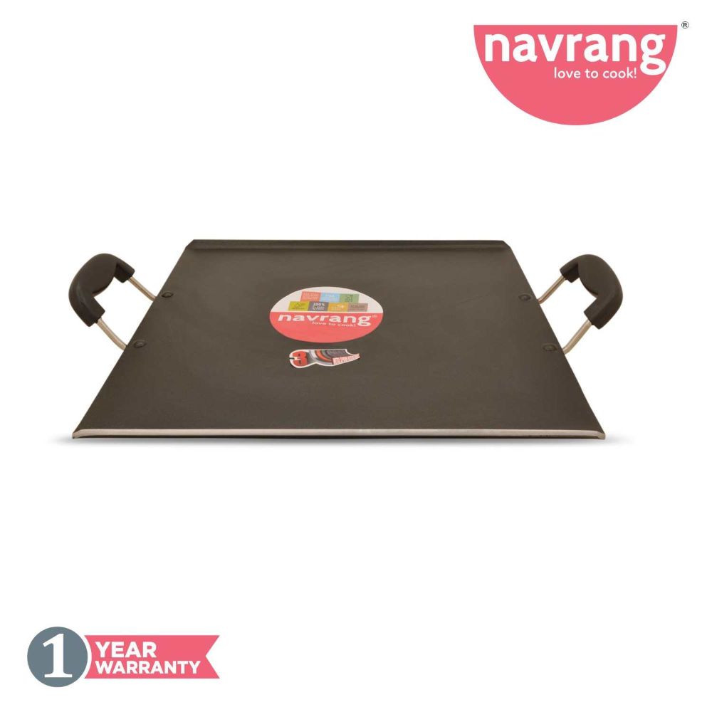 Navrang Nonstick Square Patri Tawa