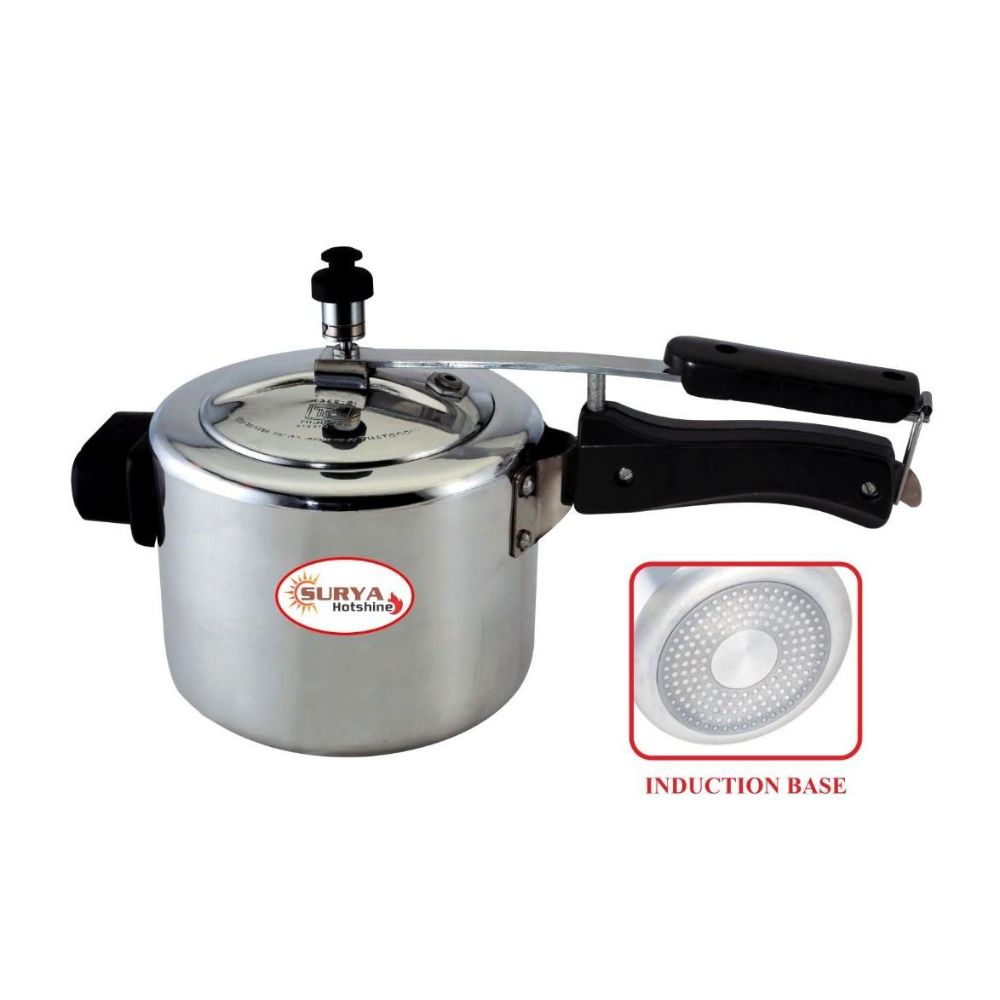 Surya Hotshine 3l Popular Pressure Cooker - Induction Base