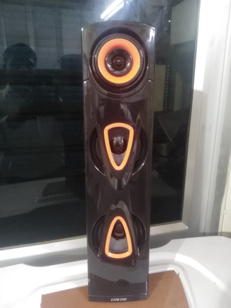Zoom Star Tower Bluetooth Wireless Rechargeable Speaker 24