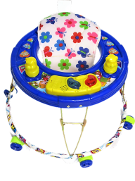 Kusum Raja Musical 5/8 Gol Coating 6 Wheel Walker, Pack Of 34