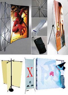Banner Stands, X-Banner, Folding Banner, Popup Displays