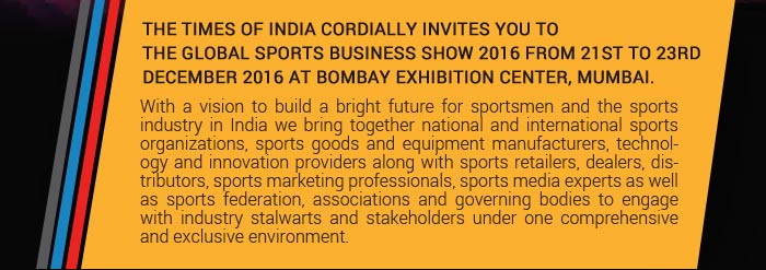 Times Of India Global Sports Business Show 2016