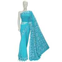 Chikan Embroidered Sarees