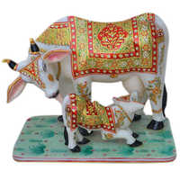 Marble Cow Statue