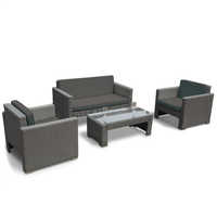 Rattan Garden Sofa Set