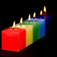 Rainbow Candle