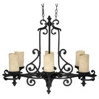 Wrought Iron Chandelier