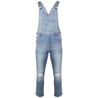 Full Length Plain Yuvraah Women Dungaree with T Shirt at Rs 500/piece in  Surat