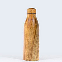 Wooden Copper Water Bottle Mahogany Online 500ML eco-friendly gift