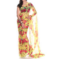 Printed Chiffon Sarees