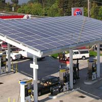 Solar Powered Petrol Pump