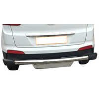 Car rear bumper 2024 steel guard