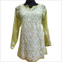 Chikan Embroidered Top