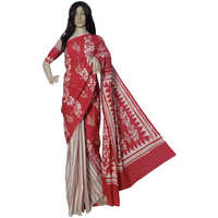 Batik Print Cotton Saree