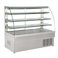 Glass display counter