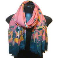 Leopard print scarves