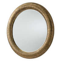Brass mirror