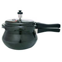 Hard anodized pressure cooker