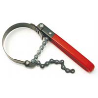 Oil filter chain wrench