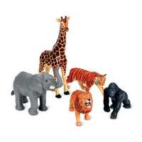 Plastic toy animals