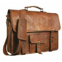 Leather portfolio bags