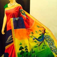 Hand Painted Sarees