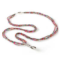 Beaded lanyard