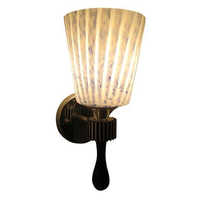Glass wall sconce