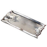 Aluminum serving tray