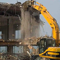 Building demolition contractor