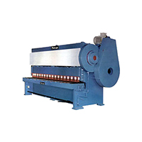 Mechanical over crank shearing machine