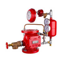 Wet alarm valve