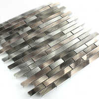 Metal mosaic tile