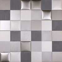 Leather wall tiles