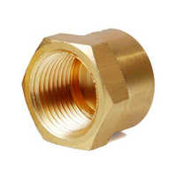Brass pipe cap