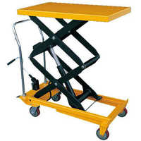 Hydraulic lifting trolley