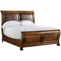 Sleigh bed