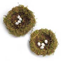 Decorative bird nest