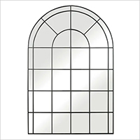 Iron window frame