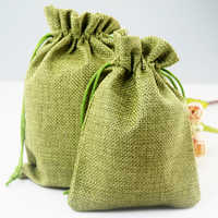 Jute gift pouch