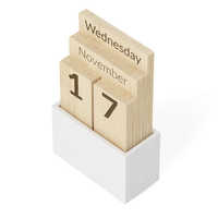 Wooden calendar