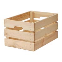 Pine wood crate